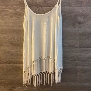 Fringe tank top
